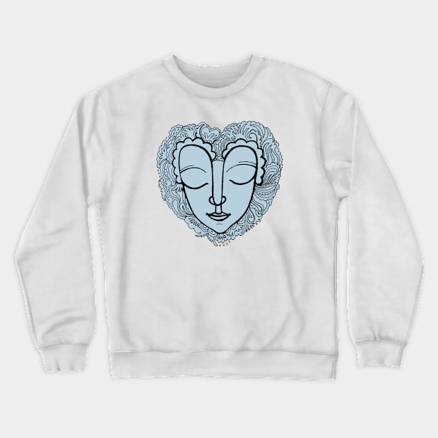 budda Crewneck Sweatshirt by Daria Kusto